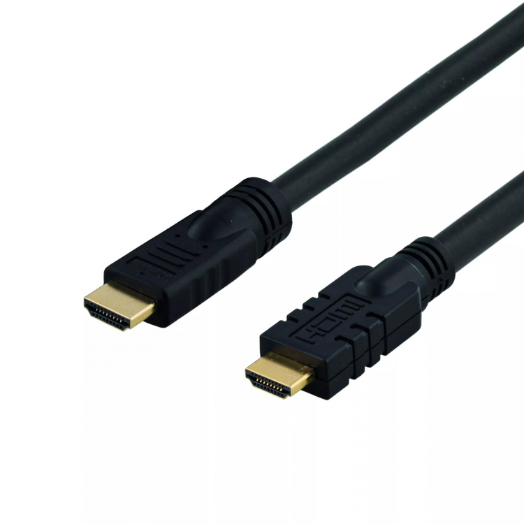 DELTACO HDMI-kabel, aktiv, ha-ha, 1080p, v1.4, 15m, svart (HDMI-1150)
