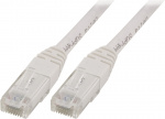 DELTACO U/UTP Cat5e patchkabel 10m, vit (V10-TP)