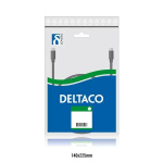 DELTACO U/UTP Cat5e patchkabel 2m, vit (V2-TP) DELTACO U/UTP Cat5e patchkabel 2m, vit (V2-TP)