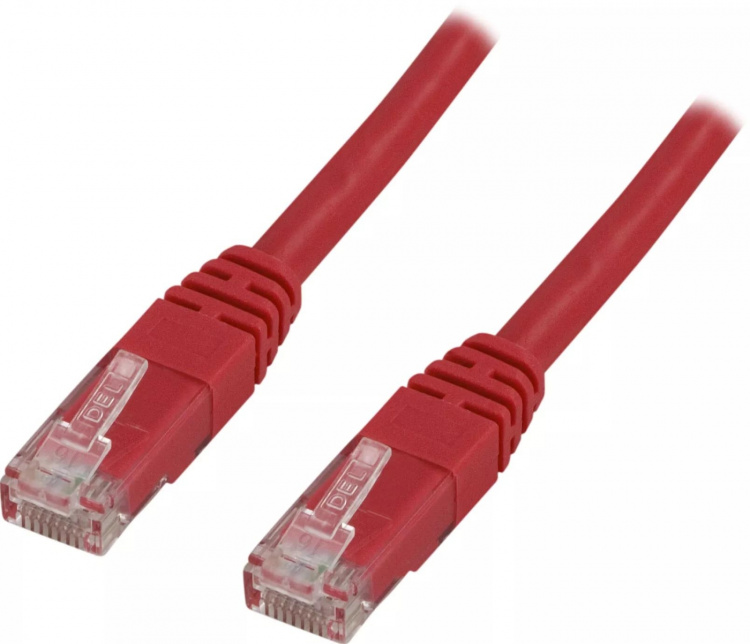 DELTACO U/UTP Cat6 patchkabel 1m, röd (TP-61R) DELTACO U/UTP Cat6 patchkabel 1m, röd (TP-61R)