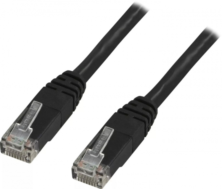 DELTACO U/UTP Cat6 patchkabel 3m, svart (TP-63S) DELTACO U/UTP Cat6 patchkabel 3m, svart (TP-63S)