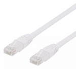 DELTACO UTP Cat6 patchkabel 15m, vit (TP-615V)