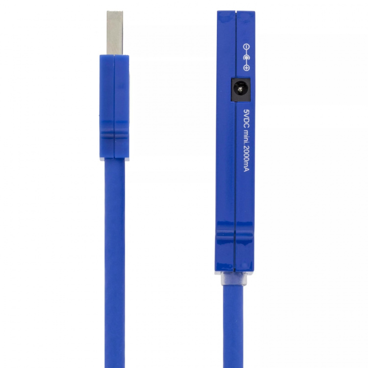 DELTACO PRIME aktiv USB 3.0-förlängningskabel, Typ A ha - ho, 2m, blå