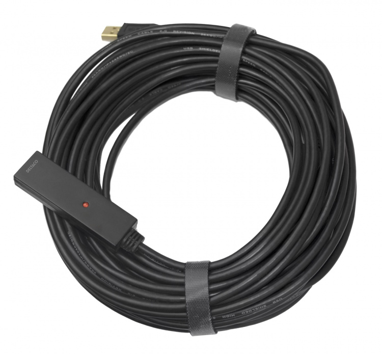 DELTACO PRIME, USB förlängningskabel, aktiv, USB 2.0, 20m (USB2-EX20M) DELTACO PRIME, USB förlängningskabel, aktiv, USB 2.0, 20m (USB2-EX20M)
