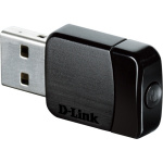 D-Link Mini adapter AC580, nätverksadapter, USB , 802.11n/g/ac, svart (DWA-171)