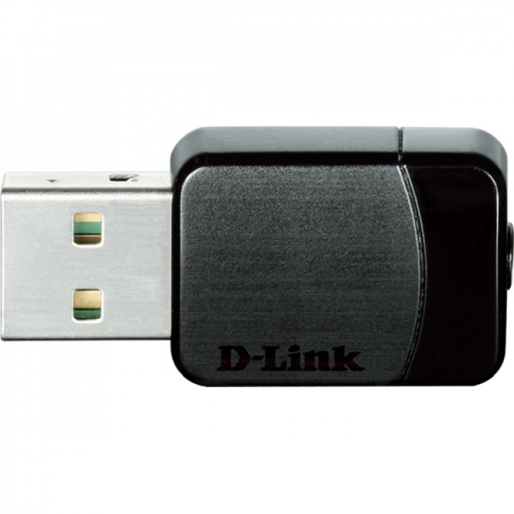 D-Link Mini adapter AC580, nätverksadapter, USB , 802.11n/g/ac, svart (DWA-171)