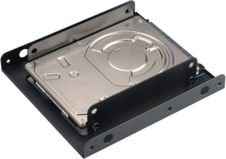 AKASA fästvinkel till 2x2,5 hårddisk i 3,5-plats, svart (AK-HDA-03)