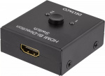DELTACO PRIME Dubbelriktad HDMI-switch, 1-2 eller 2-1, manuell, svart