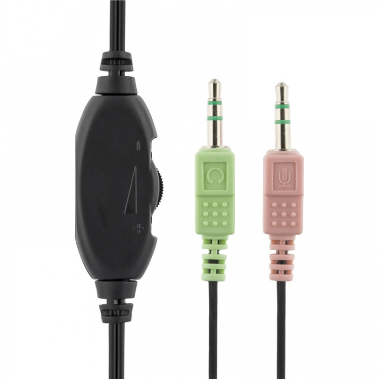 Headset med mikrofon och volymkontroll (HL-7) Headset med mikrofon och volymkontroll (HL-7)