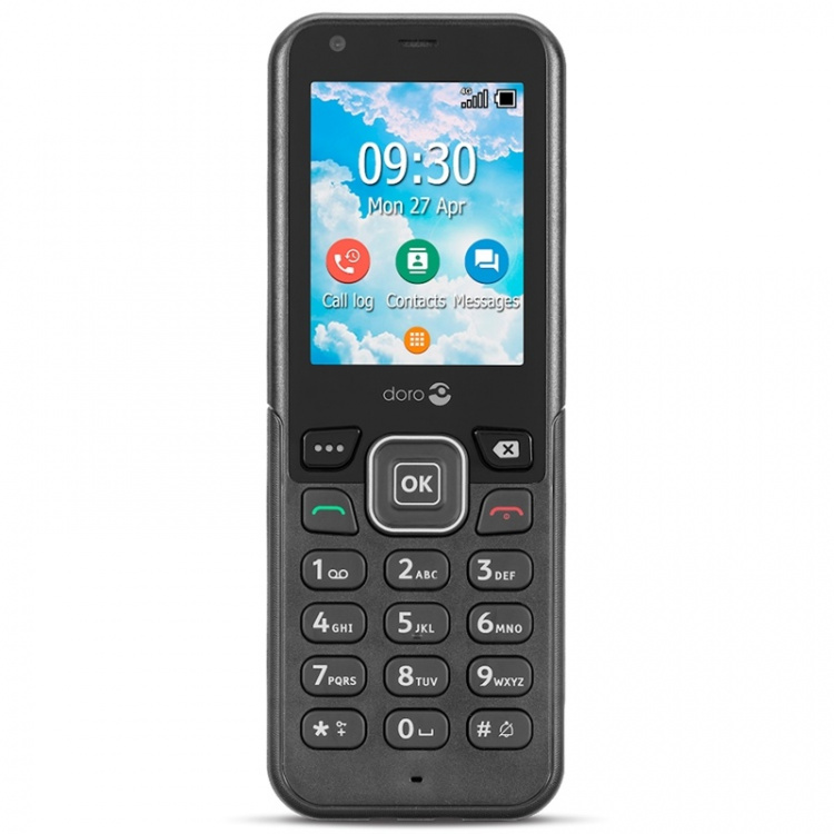 Doro 7001H 4G Home Phone, Graphite