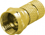 DELTACO F-kontakt, hane, 6,2mm RG59/antennkablage, skruvmont, guldpl. (DEL-653) DELTACO F-kontakt, hane, 6,2mm RG59/antennkablage, skruvmont, guldpl. (DEL-653)