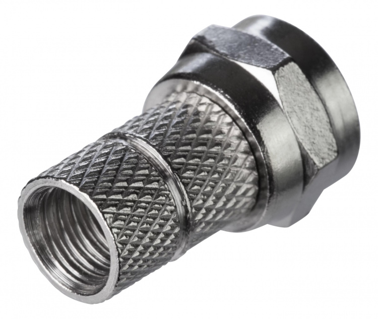 DELTACO F-kontakt, hane, 6,2mm RG59/antennkablage, skruvmont, guldpl. (DEL-653) DELTACO F-kontakt, hane, 6,2mm RG59/antennkablage, skruvmont, guldpl. (DEL-653)