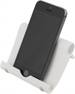 DELTACO foldable pad stand, White plastic (ARM-430)