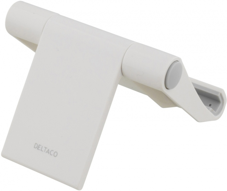 DELTACO foldable pad stand, White plastic (ARM-430)