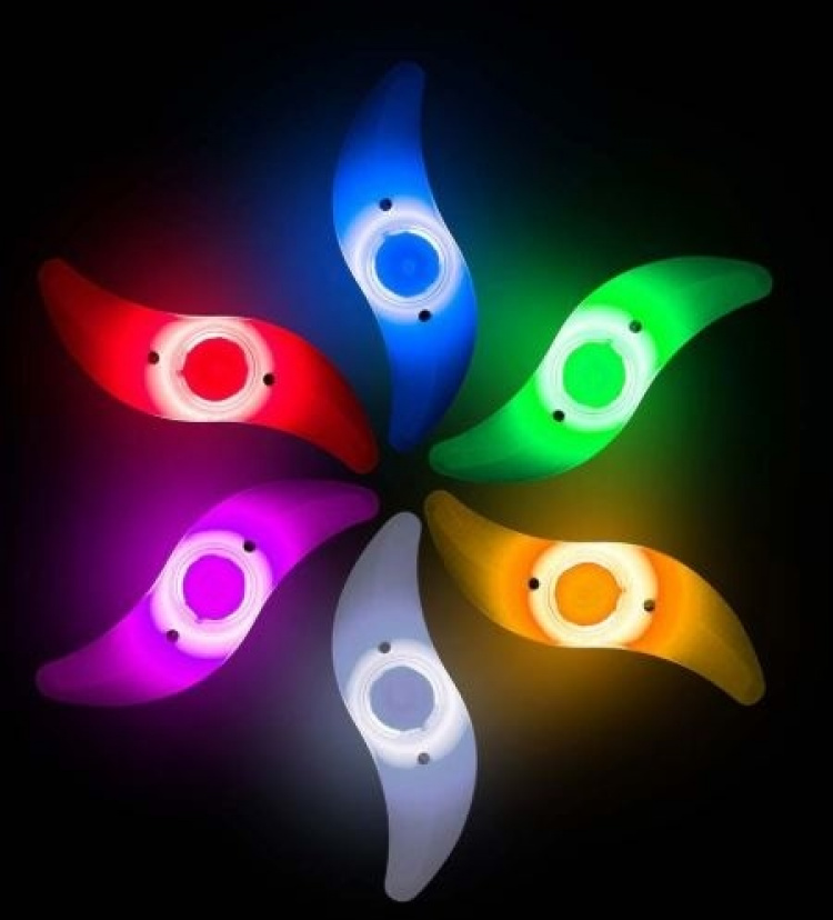 Ekerbelysning till cykel, 1-pack, Röd