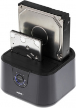 DELTACO USB 3.0 dockningsstation med kloning (MAP-GD35U3)