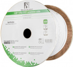 DELTACO F/FTP folieskärmad inst.kabel, Cat6a, LSZH, 305m rulle, vit (TP-51C)