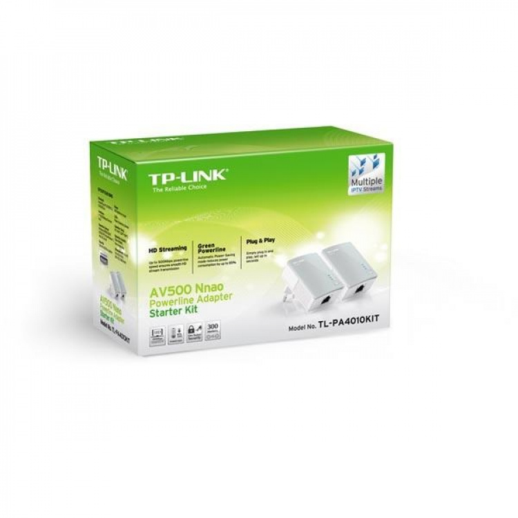 TP-LINK AV 500 Nano Powerline Adapter Starter Kit,vit (TL-PA4010KIT) TP-LINK AV 500 Nano Powerline Adapter Starter Kit,vit (TL-PA4010KIT)