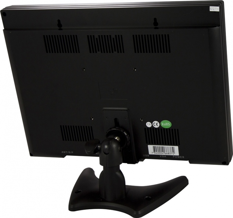 12 TFT-skärm med VGA-kontakt, fjärr, 12V (MV-1200)