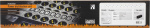 DELTACO Grenuttag med 10xCEE 7/4 uttag, 1xCEE 7/7, 0,501m 1U,3m, svart (GT-8635)