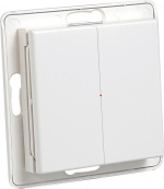 Nexa Pro WTE-2 Trådlös väggsändare, 2-vägs, lev utan ram, 433MHz (14712)