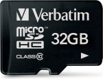 Verbatim minneskort, microSDHC Class 10, 32GB (44013)