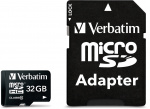 Verbatim microSDHC, 32GB, Class 10, inkl adapter (44083)