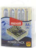 Maxell batterier, AA (LR6), Alkaline, 1,5 V, 24-pack