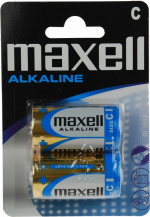 Maxell batterier, C (LR14), Alkaline, 1,5V, 2-pack Maxell batterier, C (LR14), Alkaline, 1,5V, 2-pack