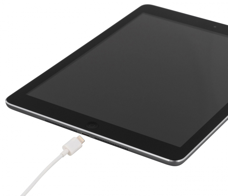 DELTACO lightning-tangentbord för iOS, MFi, 1m, nordisk, vit/silver (TB-126) DELTACO lightning-tangentbord för iOS, MFi, 1m, nordisk, vit/silver (TB-126)