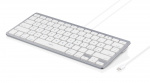 DELTACO lightning-tangentbord för iOS, MFi, 1m, nordisk, vit/silver (TB-126) DELTACO lightning-tangentbord för iOS, MFi, 1m, nordisk, vit/silver (TB-126)