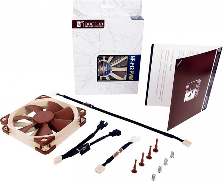 Noctua Chassifläkt Premium 120mm, (NF-F12 PWM) Noctua Chassifläkt Premium 120mm, (NF-F12 PWM)