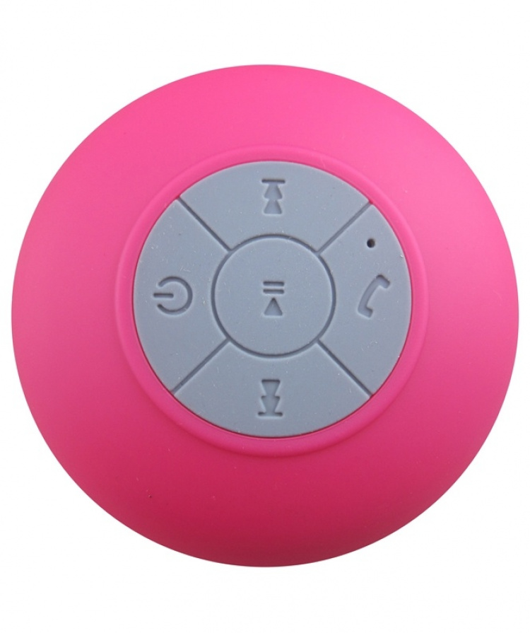 Vattentät Bluetooth-högtalare med sugpropp (Cerise) Vattentät Bluetooth-högtalare med sugpropp (Cerise)