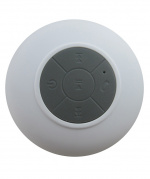 Vattentät Bluetooth-högtalare med sugpropp (Vit)