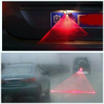 Varningsljus baktill, laser, 12-24V Varningsljus baktill, laser, 12-24V