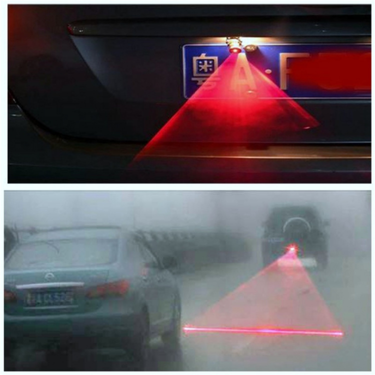 Varningsljus baktill, laser, 12-24V Varningsljus baktill, laser, 12-24V