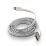 Forever Trasselfri lightning-kabel (Vit)