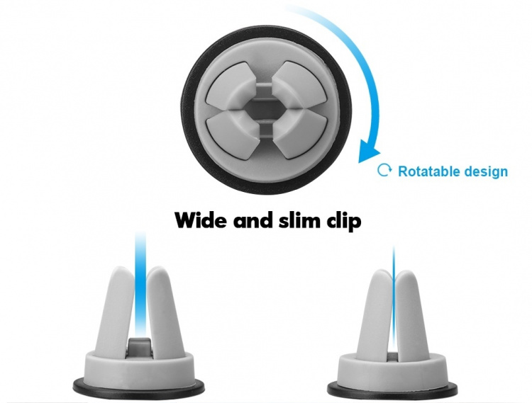 Universal mobilhållare för fläktgaller