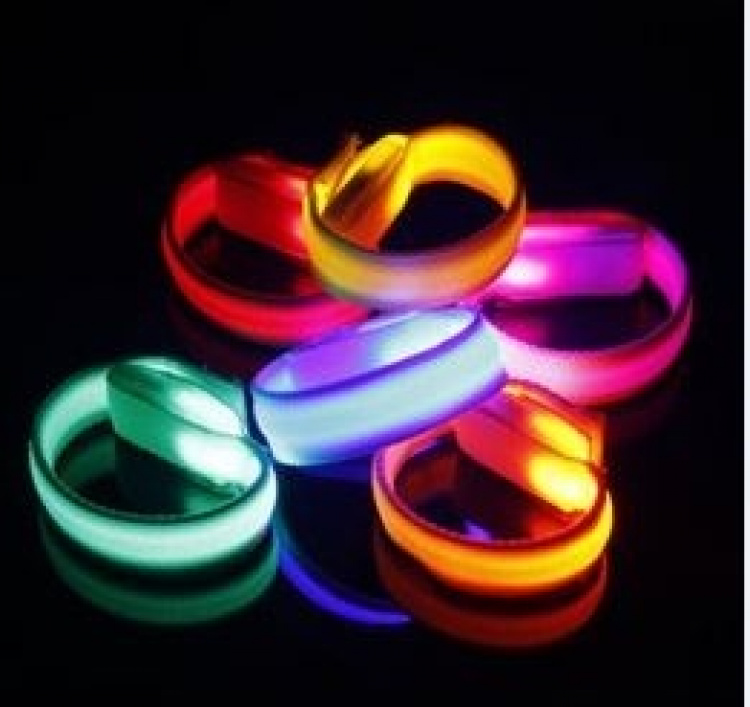 LED Säkerhetsband (Blå)