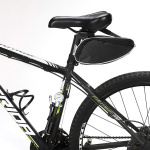 Cykelväska med reparationssats, 7st tillbehör, Svart