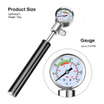 Cykelväska med reparationssats, 7st tillbehör, Svart