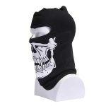 Balaklava Skull, mössa med öppning för ögonen, Svart