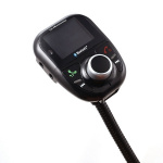 FM-sändare med Bluetooth-handsfree och billaddare, Svart FM-sändare med Bluetooth-handsfree och billaddare, Svart