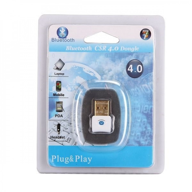 Minimalistisk Bluetooth Dongel/Adapter, USB 2,0/3,0 Minimalistisk Bluetooth Dongel/Adapter, USB 2,0/3,0