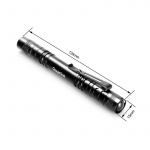 CREE XPE-R3 LED ficklampa 500LM, Svart CREE XPE-R3 LED ficklampa 500LM, Svart