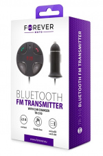 Forever FM-sändare med Bluetooth-handsfree och billaddare (TR-310)