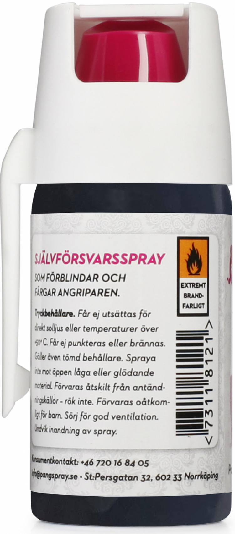 Pangspray, Självförsvarsspray färgad