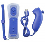 Remote Plus + Nunchuck kompatibel med Wii-Wii U, Mörkblå Remote Plus + Nunchuck kompatibel med Wii-Wii U, Mörkblå