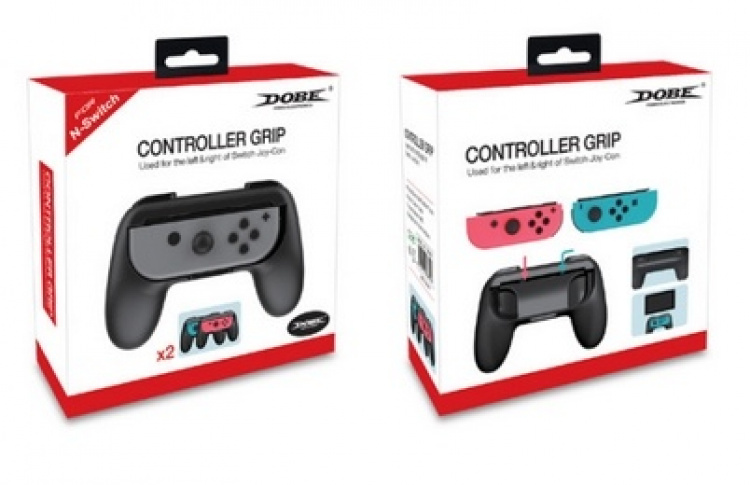 Handgrepp för Joy-Con handkontroll, Nintendo Switch, 2-Pack