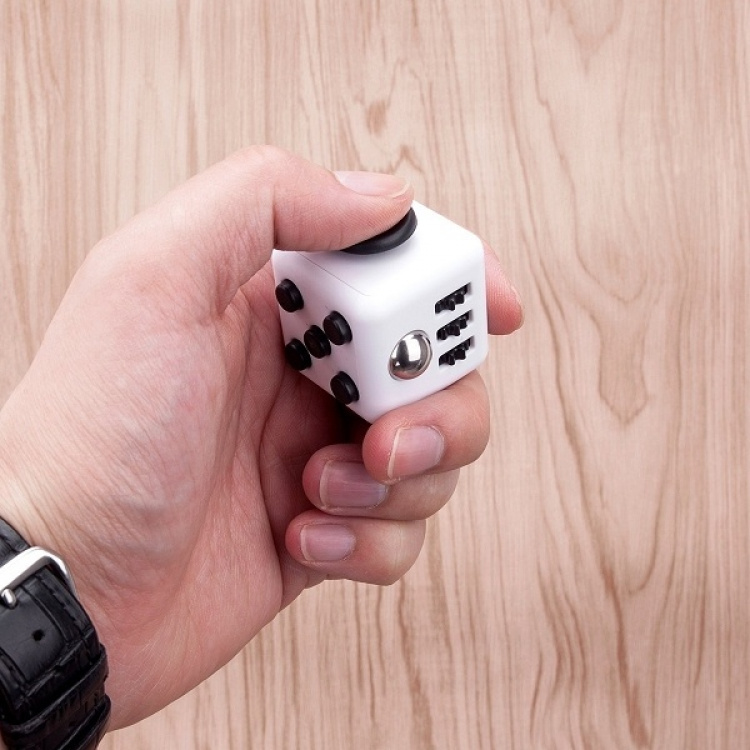 Fidget Cube, Vit/Svart